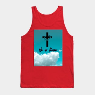 EASTER COLLECTION-HE IS RISEN Tank Top